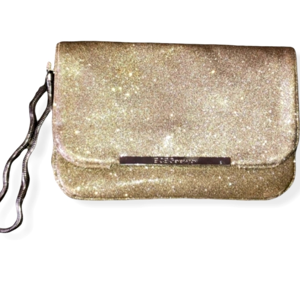 LIKE NEW* BCBG* Gold Clutch/Wristlet